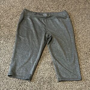 Gray Athletic Capri Leggings